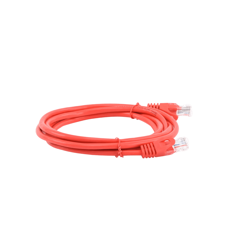 Cable Patch Cord UTP  LINKEDPRO  Cat5e 2.0m. Rojo LP-UT3-200-RD - SILYMX