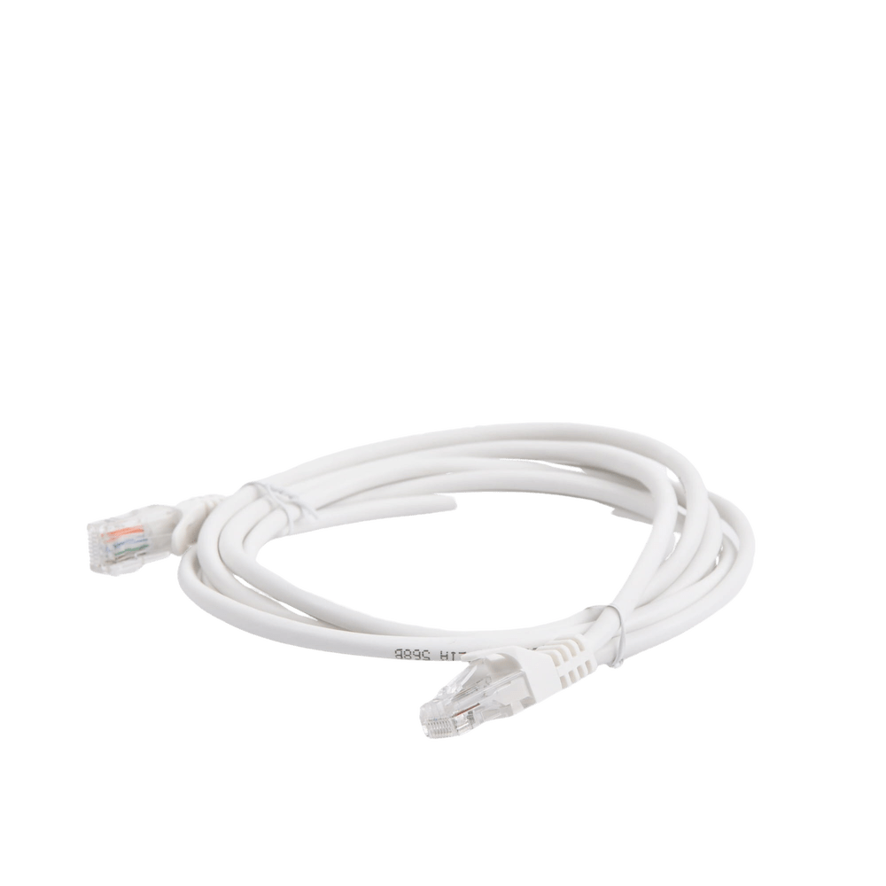 Cable de parcheo (Patch Cord) UTP Cat5e 2 Metros Color Blanco LP-UT3-200-WH - SILYMX