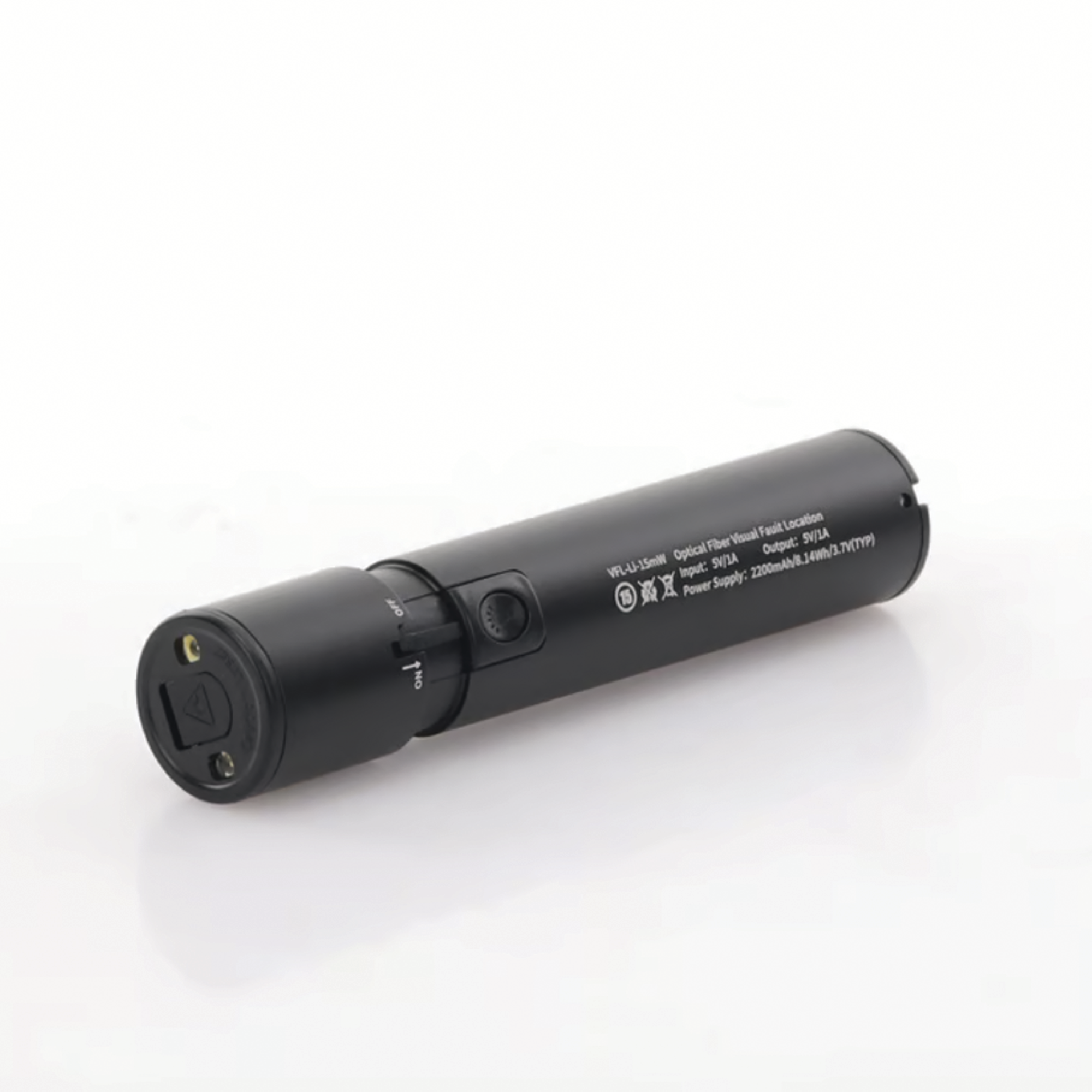 Localizador Visual de Fallos (VFL) Para conectores SC, FC, ST Hasta 8-10 km de Distancia Recargable por puerto USB Probador de Fibra Optica LP-VFL-15W