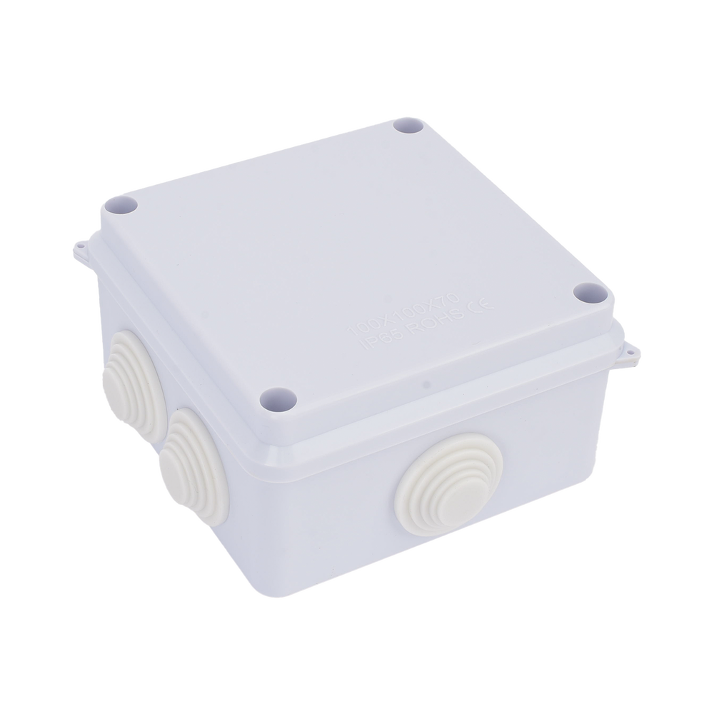 Caja de Conexiones Impermeable IP65 7 Entradas Dimensiones 100 x 100 x 70 mm  LP-WBX-100 - SILYMX