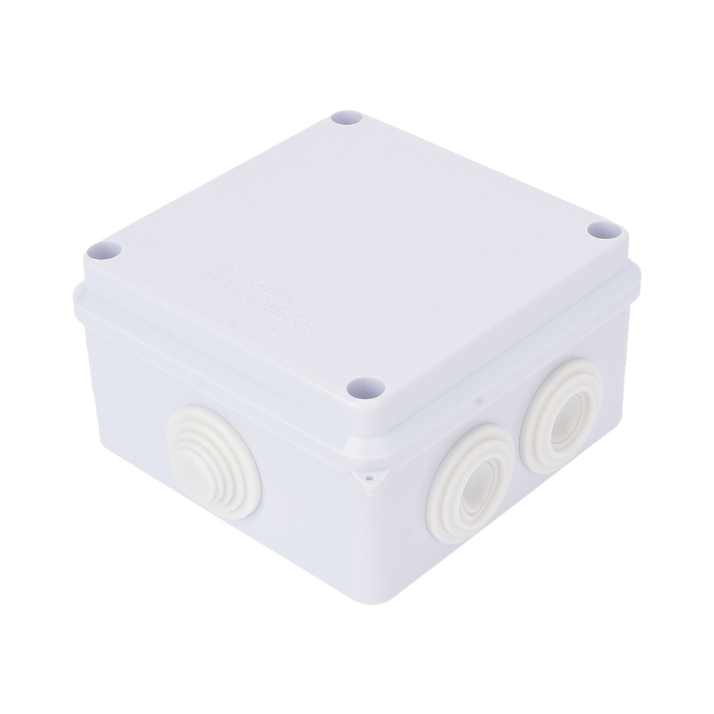 Caja de Conexiones Impermeable IP65 7 Entradas Dimensiones 100 x 100 x 70 mm  LP-WBX-100 - SILYMX