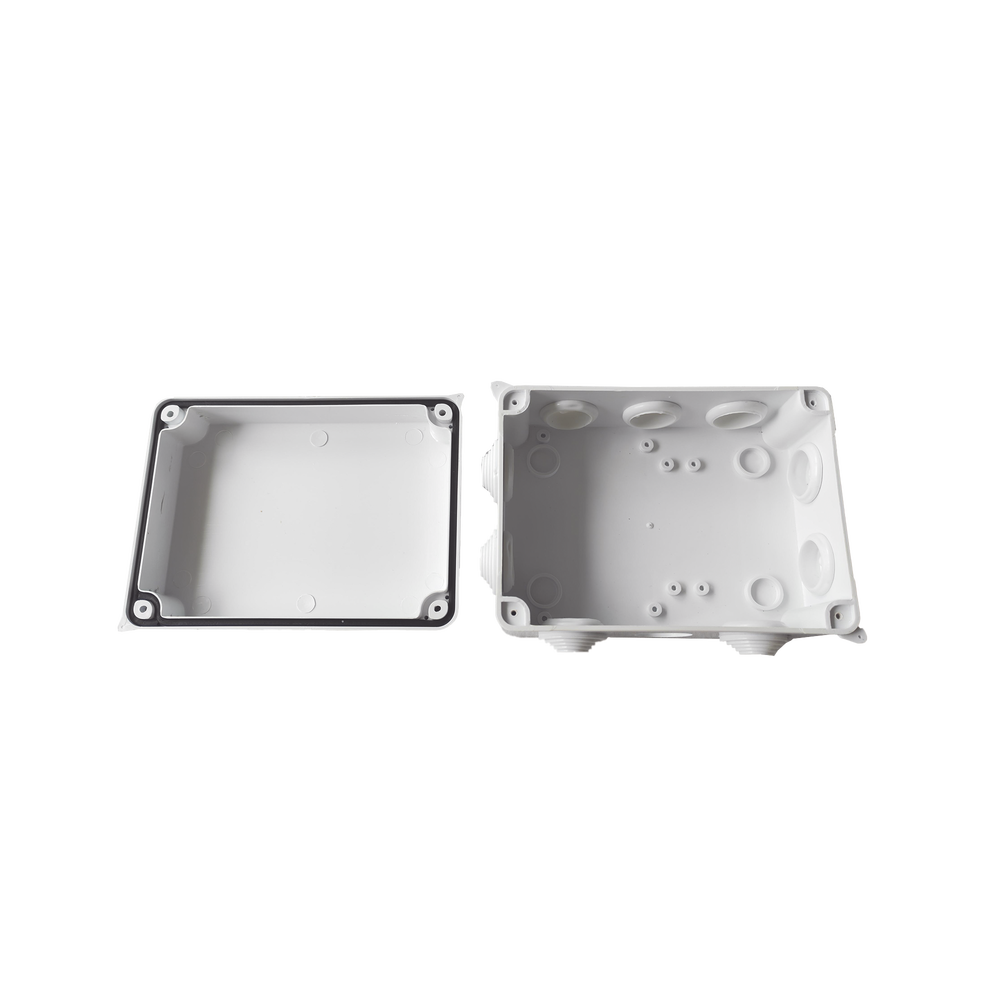 Caja de Conexiones Impermeable IP65 10 Entradas Dimensiones 150 x 110 x 70 mm Incluye Tornillería  LP-WBX-150 - SILYMX