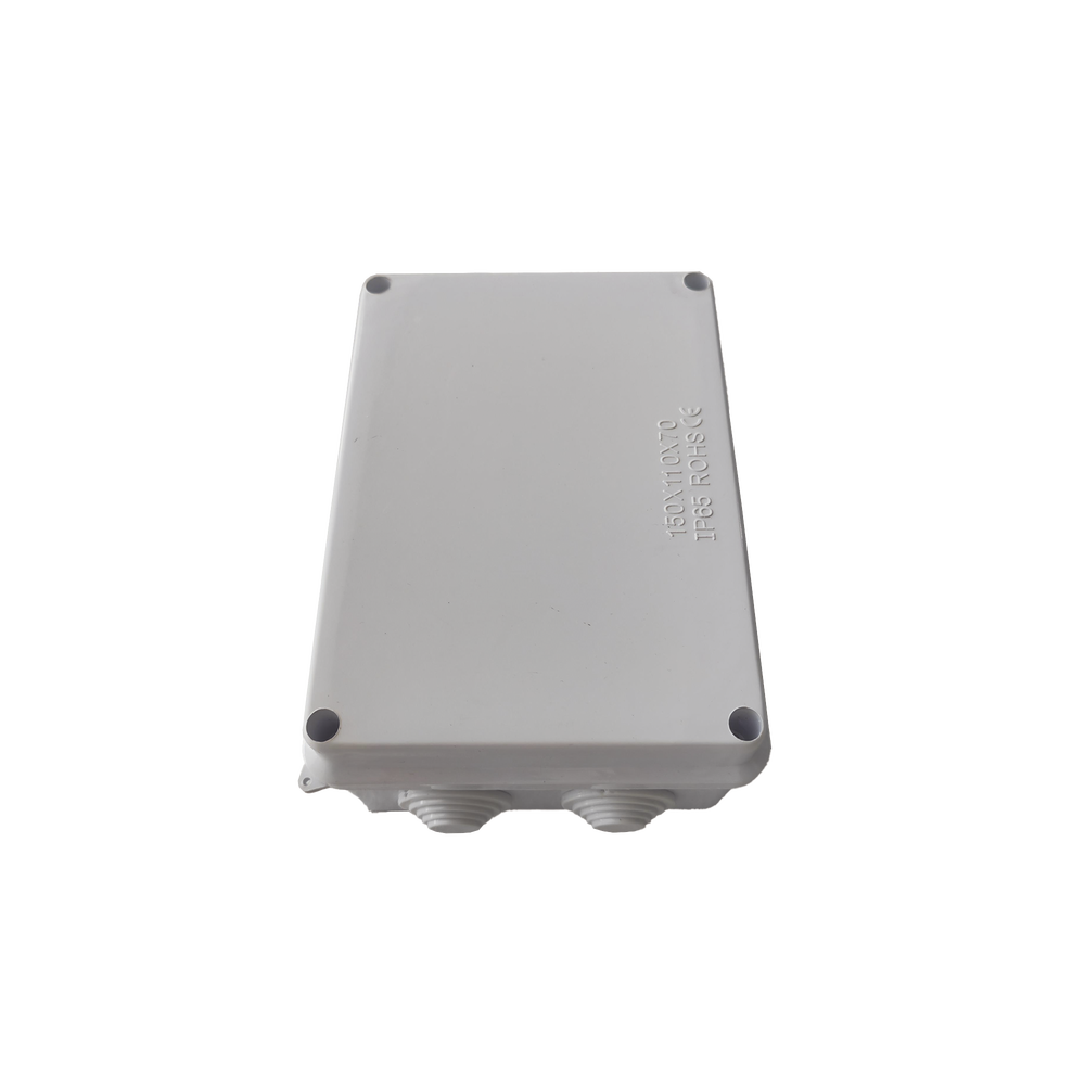 Caja de Conexiones Impermeable IP65 10 Entradas Dimensiones 150 x 110 x 70 mm Incluye Tornillería  LP-WBX-150 - SILYMX