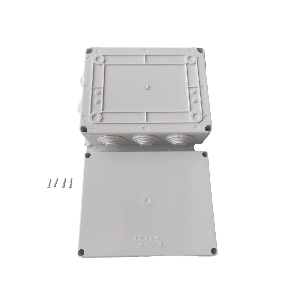 Gabinetes para IntemperieLINKEDPROLP-WBX-200Caja de Conexiones Impermeable IP65 con 10 Entradas y Resistencia IK07 | LINKEDPRO LP - WBX - 200 - SILYMX