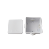 Caja de Conexiones Impermeable IP55 con 4 Entradas 80 x 80 x 50 mm Tornillería para su Instalación LP-WBX-80 - SILYMX
