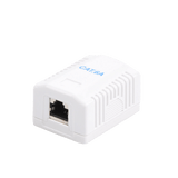 Caja de pared con 1 puerto incluye 1 jack STP Cat6A LP-WP-40-C6A - SILYMX