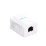 Caja de pared con 1 puerto incluye 1 jack STP Cat6A LP-WP-40-C6A - SILYMX