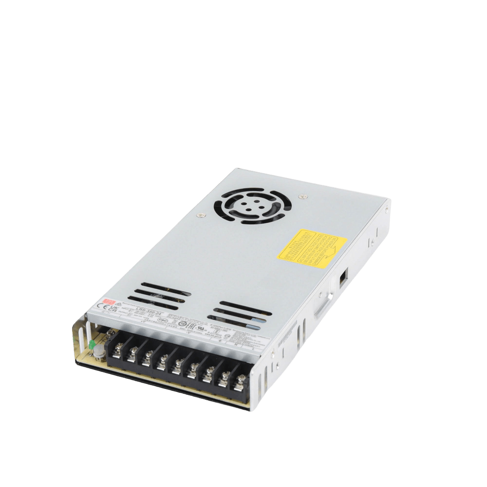 Fuente de Poder MEANWELL Industrial Conmutada 350W de Potencia 24Vcc 14.6A Entrada 100 a 240 VCA LRS35024 - SILYMX