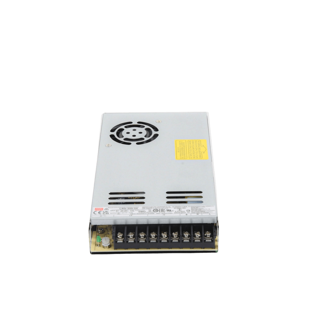 Fuente de Poder MEANWELL Industrial Conmutada 350W de Potencia 24Vcc 14.6A Entrada 100 a 240 VCA LRS35024 - SILYMX