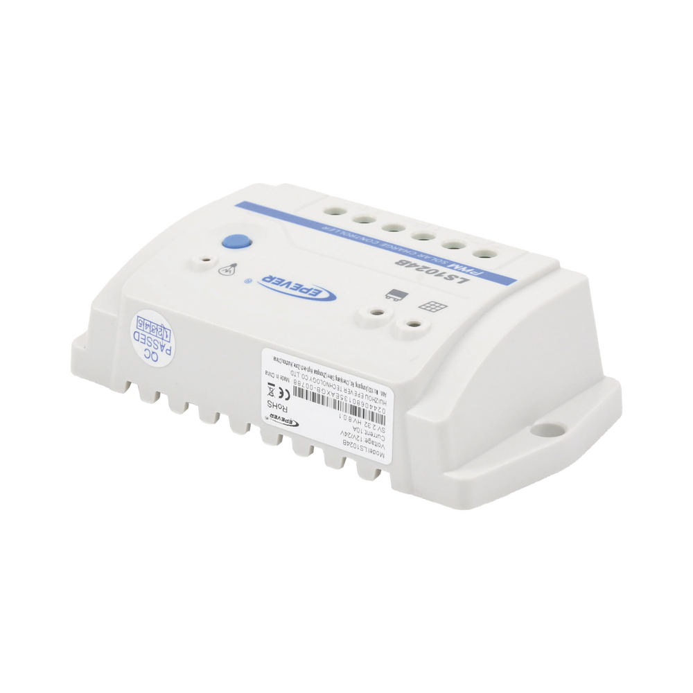 Controlador Solar PWM 10 A 12/24 VCD Sin Display RS485 LS-1024-B - SILYMX