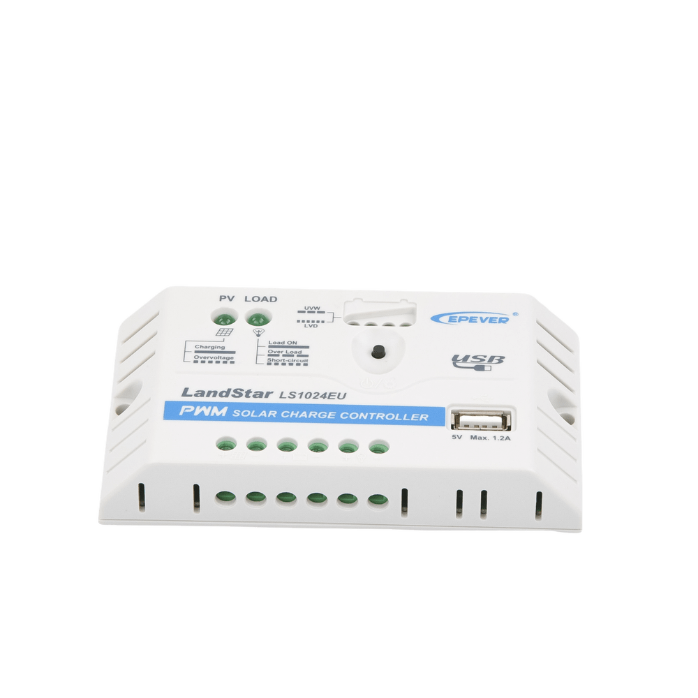 Controlador Solar de carga y descarga EPEVER PWM 12/24 V 10 A Salida USB LS-1024-EU - SILYMX