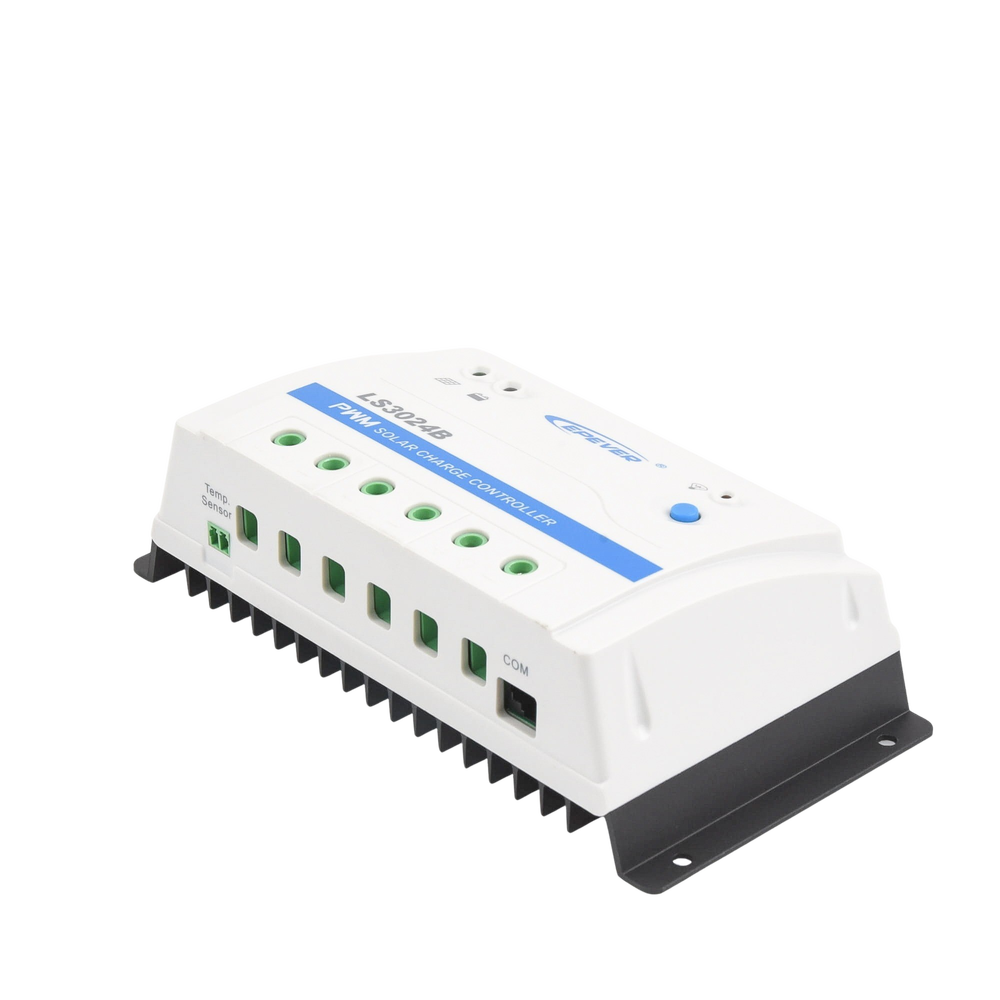 Controlador Solar de Carga y Descarga EPEVER PWM 12/24V 30A Parámetros Configurables LS-3024-B - SILYMX