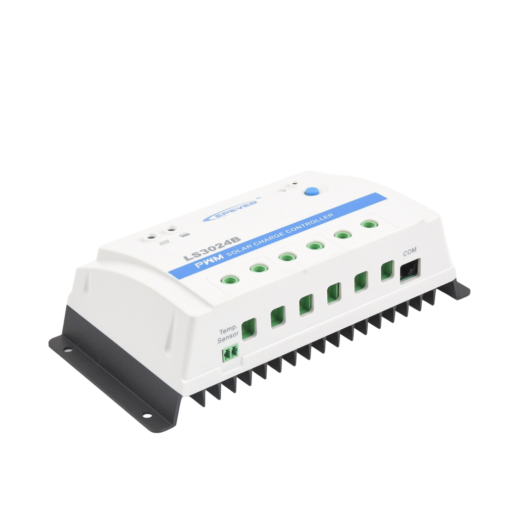 Controlador Solar de Carga y Descarga EPEVER PWM 12/24V 30A Parámetros Configurables LS-3024-B - SILYMX