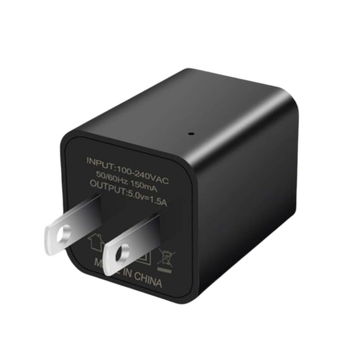 Cámara Oculta En Cargador De Pared Memoria De 8gb 2mp 1080p M1B - SILYMX