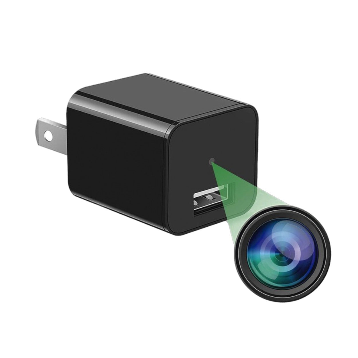 Cámara Oculta En Cargador De Pared Memoria De 8gb 2mp 1080p M1B - SILYMX