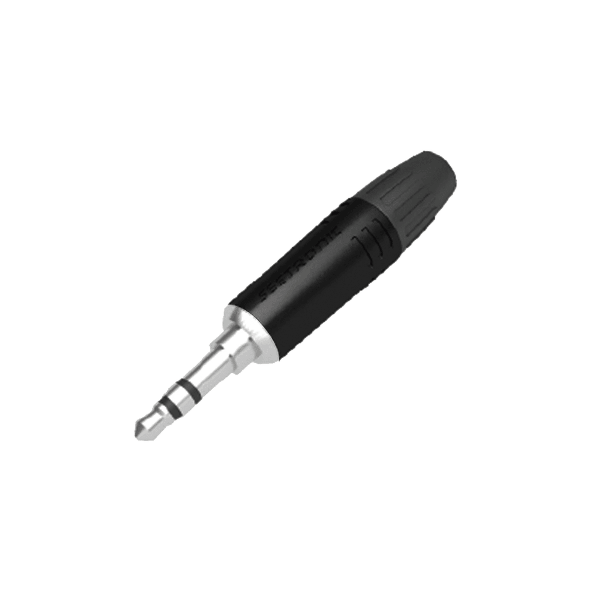 Equipos de AudioSEETRONICM2TP3C-BConector Jack 3.5mm Estéreo Delgado Carcasa Cromada Negra Contacto Niquelado SEETRONIC M2TP3C - B - SILYMX