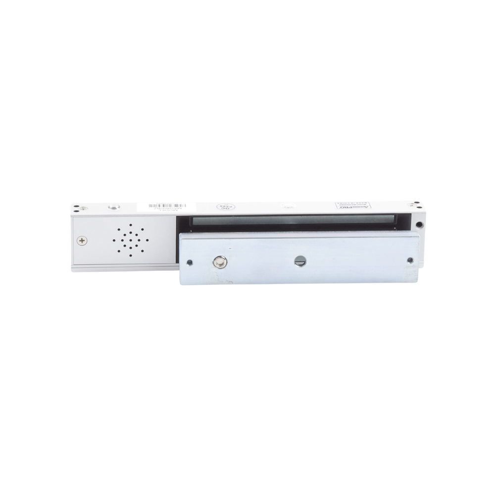 Chapa magnética 600Lb con Buzzer de alarma de puerta abierta / LED indicador de estado / Sensor de estado de placa/ Libre de Magnetismo Residual - SILYMX