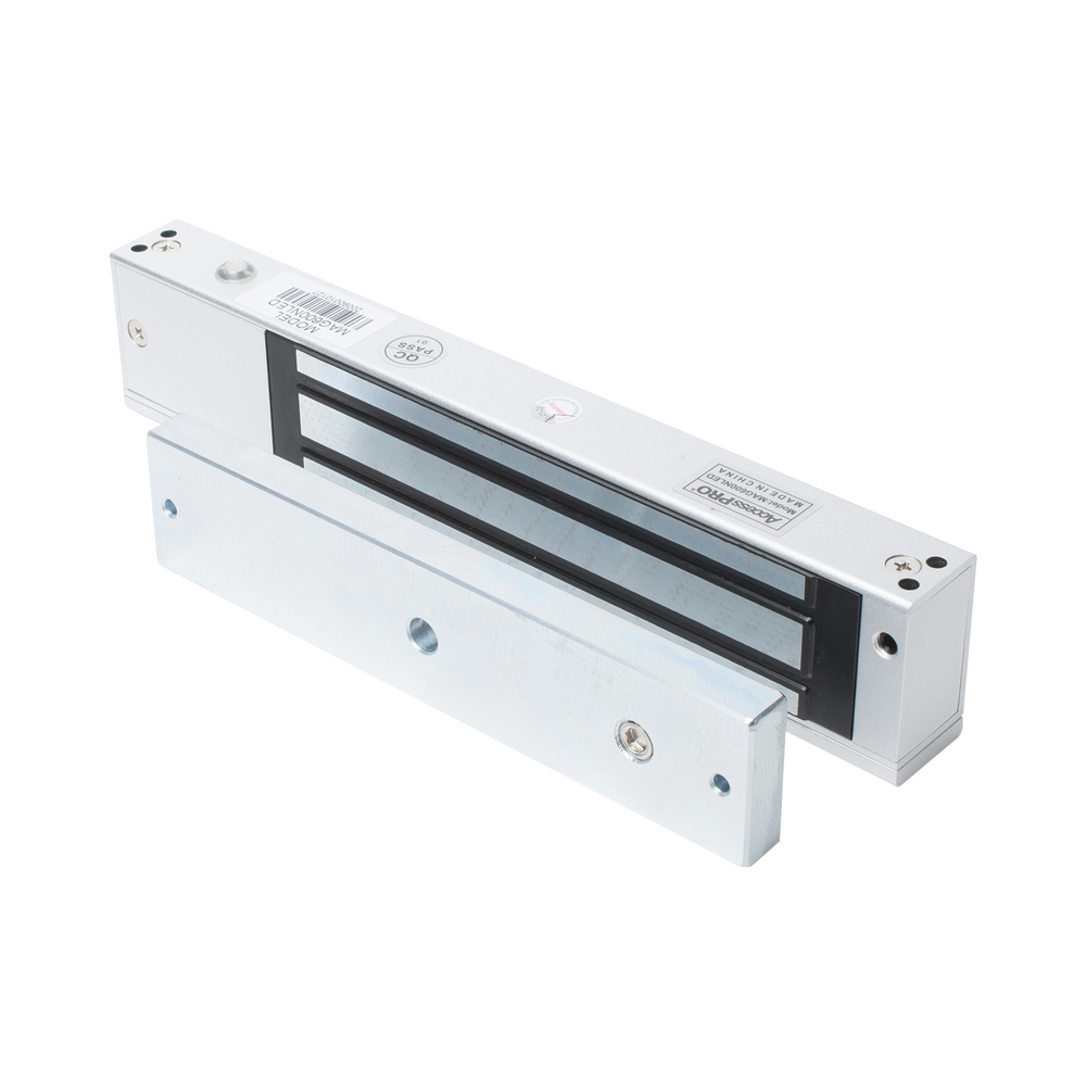 Chapa magnética 600 lbs con LED Ultra-brillante Libre de Magnetismo Residual  Sensor de estado de la placa MAG600NLED - SILYMX