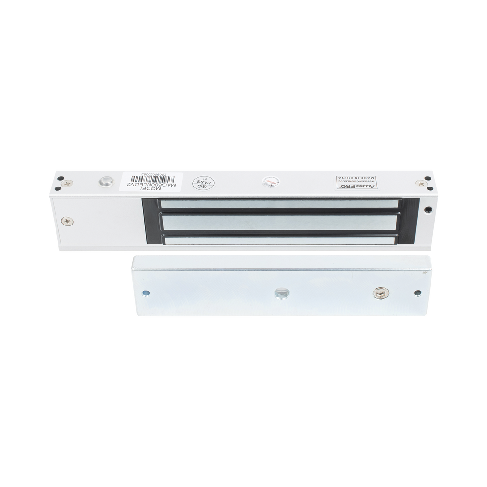 Chapa Electromagnética 600 lbs hasta 280Kg con LED Ultra-brillante MAG600NLEDV2 - SILYMX