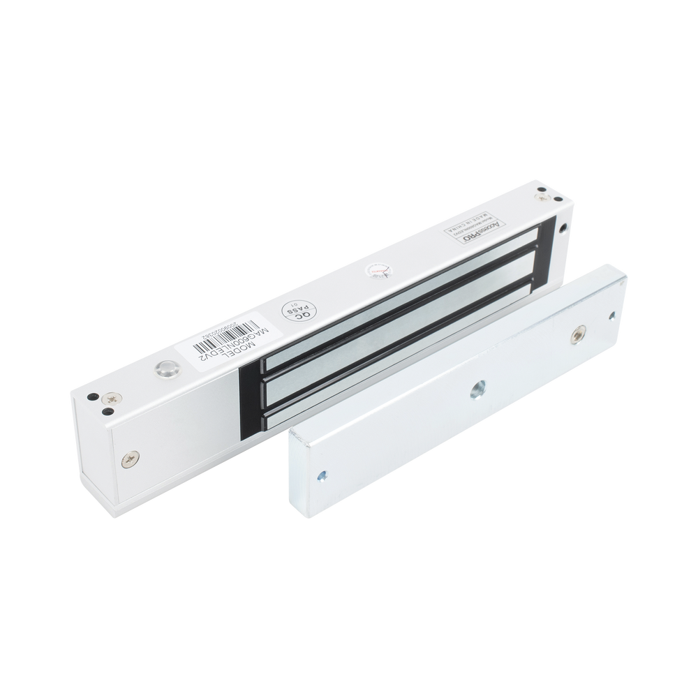 Chapa Electromagnética 600 lbs hasta 280Kg con LED Ultra-brillante MAG600NLEDV2 - SILYMX