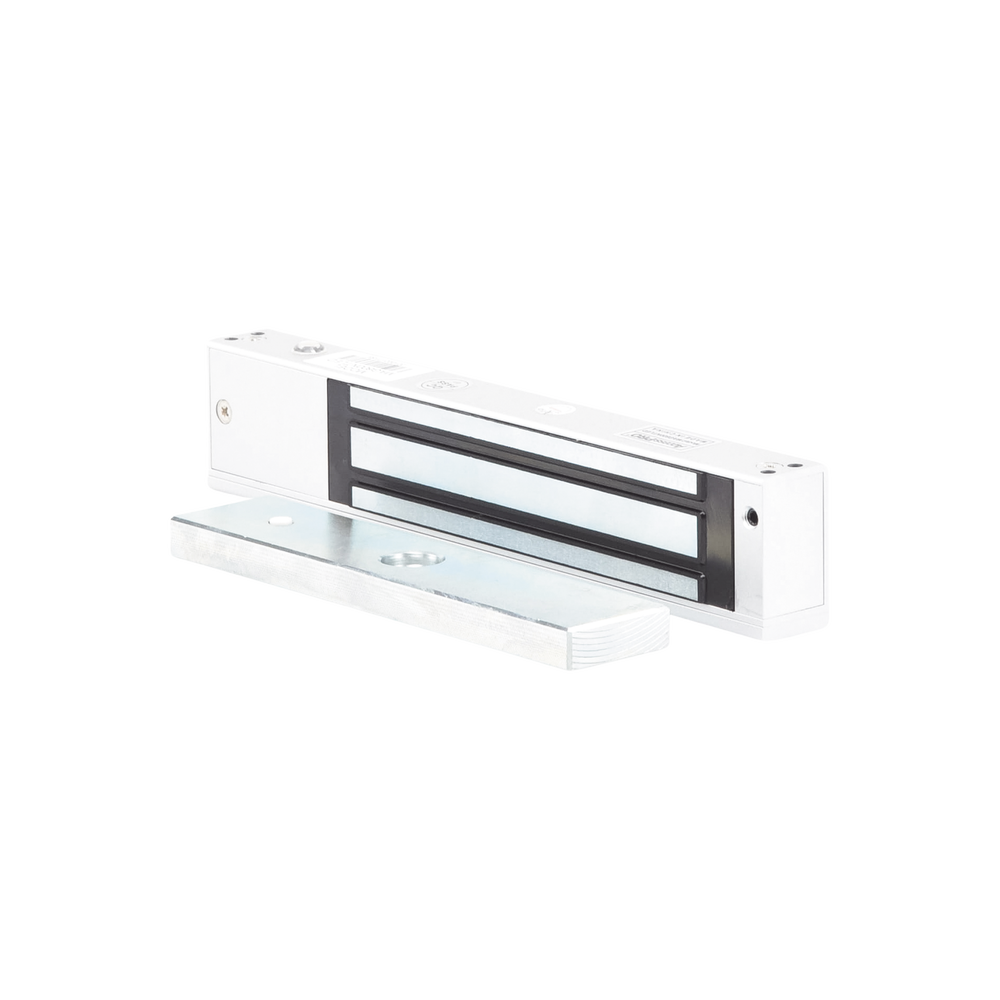 Chapa Magnética ACCESSPRO con temporizador 600 lbs con LED Sensor de Bloqueo de Placa MAG600NTLED - SILYMX