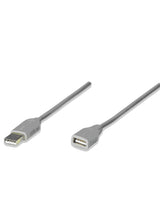 Cable de Extensión USB MANHATTAN 165211 · USB-A Macho a Hembra · 1.8 m · 12 Mbps - SILYMX