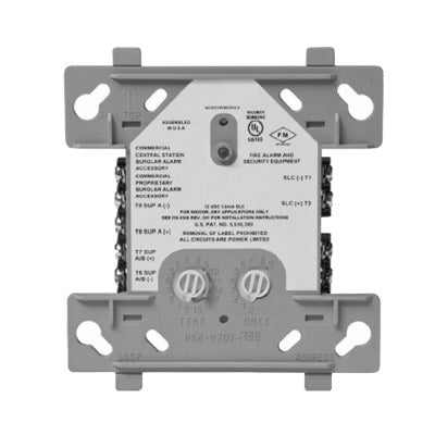 Módulo monitor direccionable dual de 2 circuitos IDC Clase B para lazo SLC de paneles inteligentes Fire-Lite