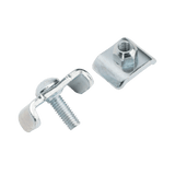 Kit 1 Charofil para unir tramos de charolas, con acabado ElectroZinc MG-51-KIT1EZ - SILYMX