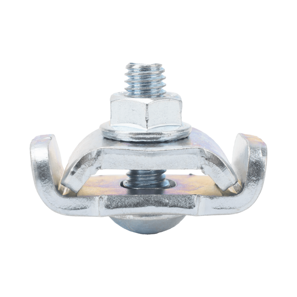 Kit 1 Charofil para unir tramos de charolas, con acabado ElectroZinc MG-51-KIT1EZ - SILYMX