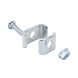 Kit 1 Charofil para unir tramos de charolas, con acabado ElectroZinc MG-51-KIT1EZ - SILYMX
