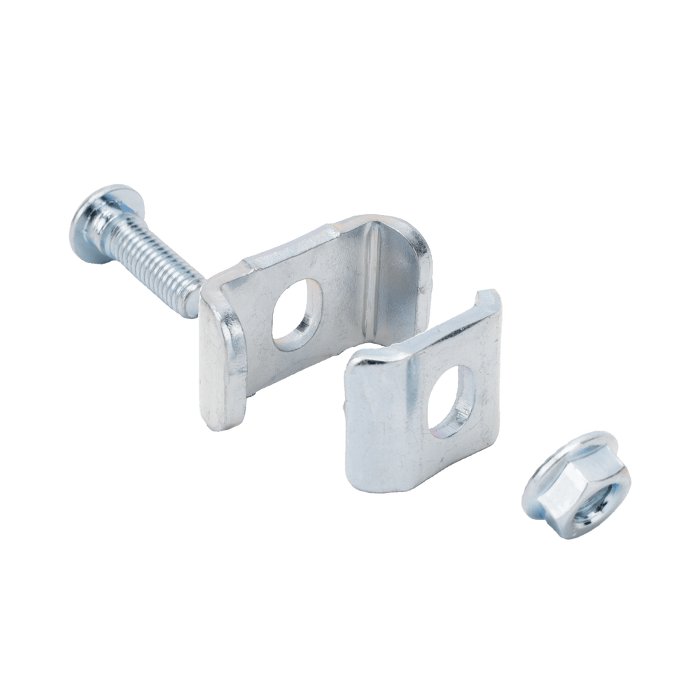 Kit 1 Charofil para unir tramos de charolas, con acabado ElectroZinc MG-51-KIT1EZ - SILYMX