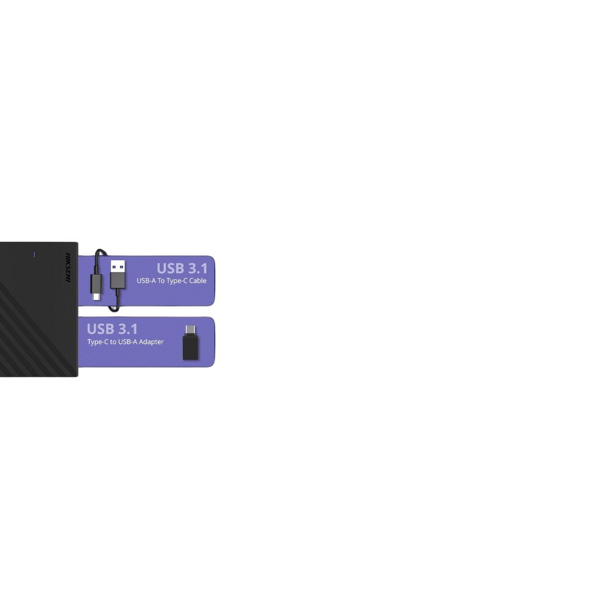 Adaptador Para Disco Duro Sata Iii De 2.5 Protocolos Usap HS-HUB-MHC201/2.5 - SILYMX