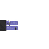 Adaptador Para Disco Duro Sata Iii De 2.5 Protocolos Usap HS-HUB-MHC201/2.5 - SILYMX