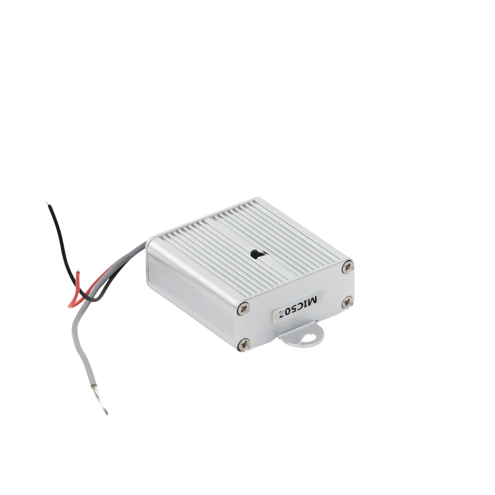 Micrófono omnidireccional tipo cuadro con distancia de recepción de 10 - 100 m cuadrados MIC502 - SILYMX