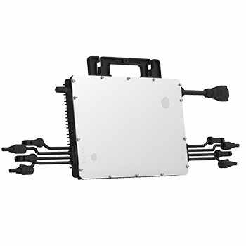 Micro inversor Hoymiles de 2000W  4T con corriente máxima de entrada FV de 16A.