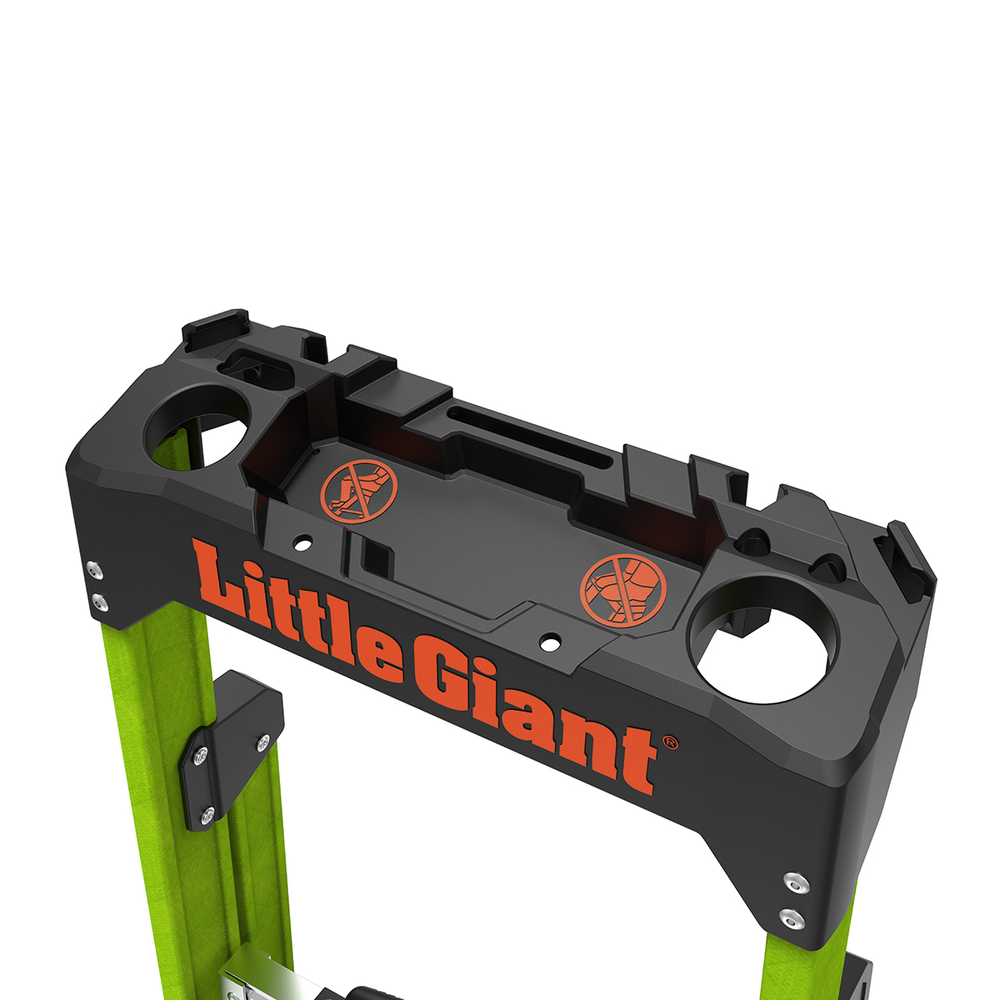 Escalera de Aluminio + Fibra de Vidrio de 1.8m con Soporte para Herramienta MIGHTYLITE-6IA-V2 - SILYMX