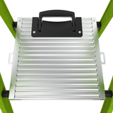 Escalera de Aluminio + Fibra de Vidrio de 1.8m con Soporte para Herramienta MIGHTYLITE-6IA-V2 - SILYMX