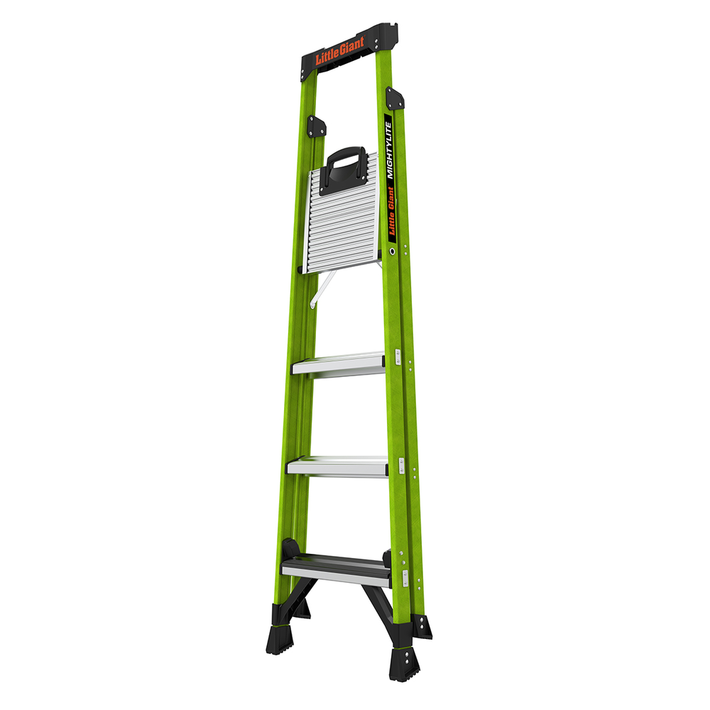 Escalera de Aluminio + Fibra de Vidrio de 1.8m con Soporte para Herramienta MIGHTYLITE-6IA-V2 - SILYMX