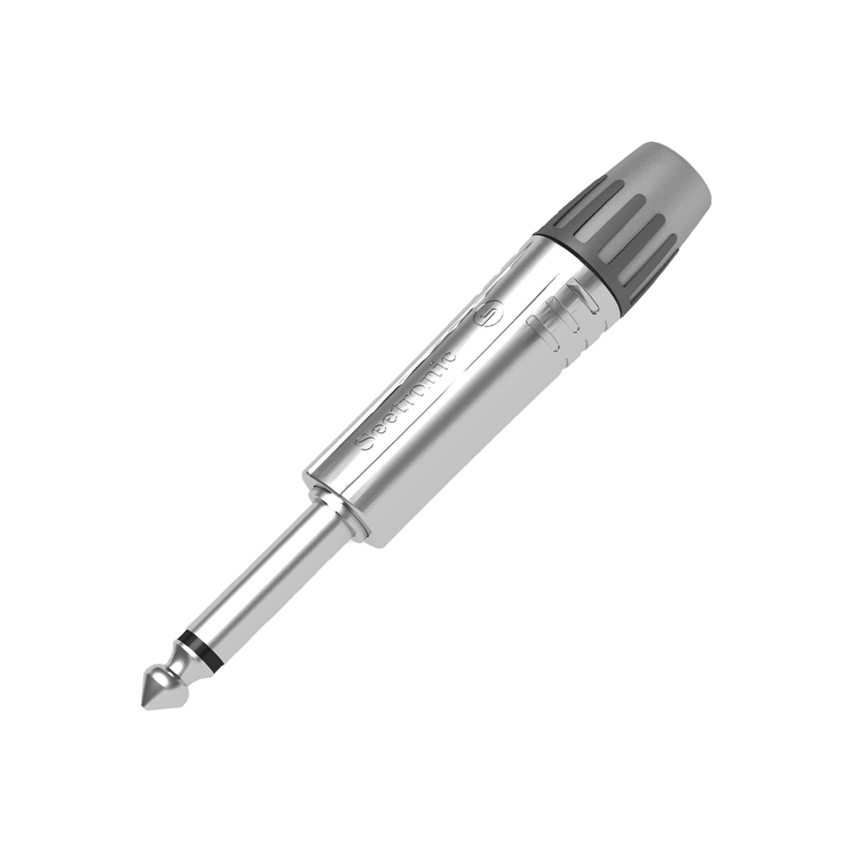 Equipos de AudioSEETRONICMP2XConector 1/4" Mono Carcasa Cromada Perla Contacto Niquelado Cable 4 - 7mm SEETRONIC MP2X - SILYMX