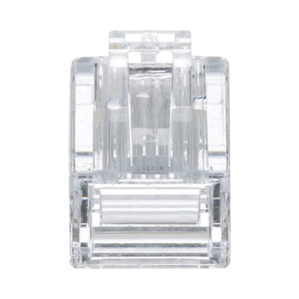 Plug RJ45 Cat5e Para Cable UTP de Calibres 24-26 AWG Chapado en Oro de 50 micras Paquete de 50 piezas - SILYMX