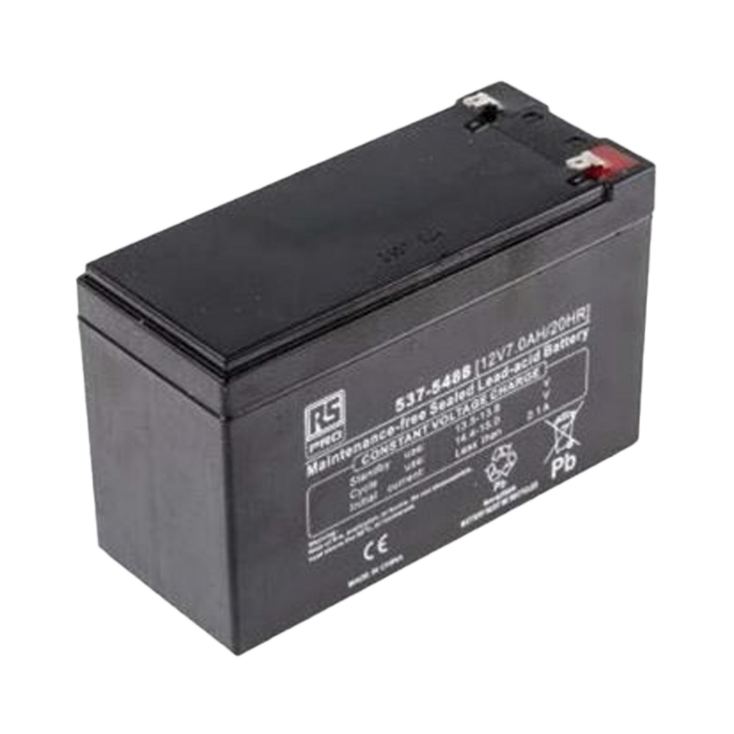 Batería de plomo ácido de 7 Ah: 12 V para MPA2 y MPA4