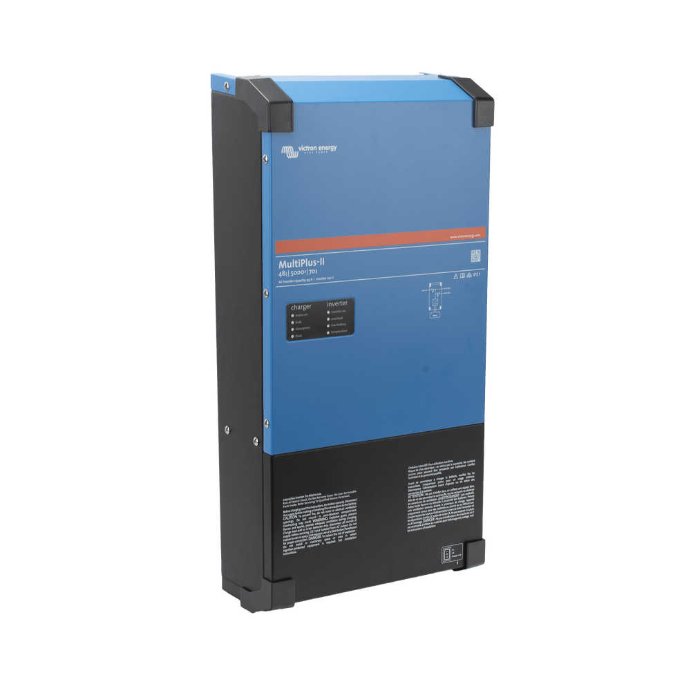 Inversor Cargador de Onda Pura para sistemas solares sin CFE Off-Grid Entrada 48 Vcc MultiPlus-II 48/5000/70-95 - SILYMX