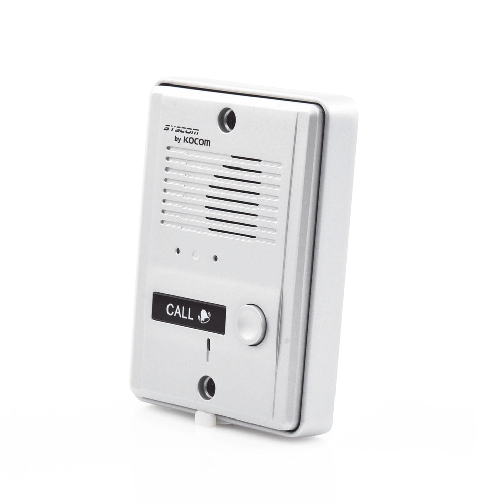 Frente de calle KOCOM metálico para audio porteros MS-2D - SILYMX
