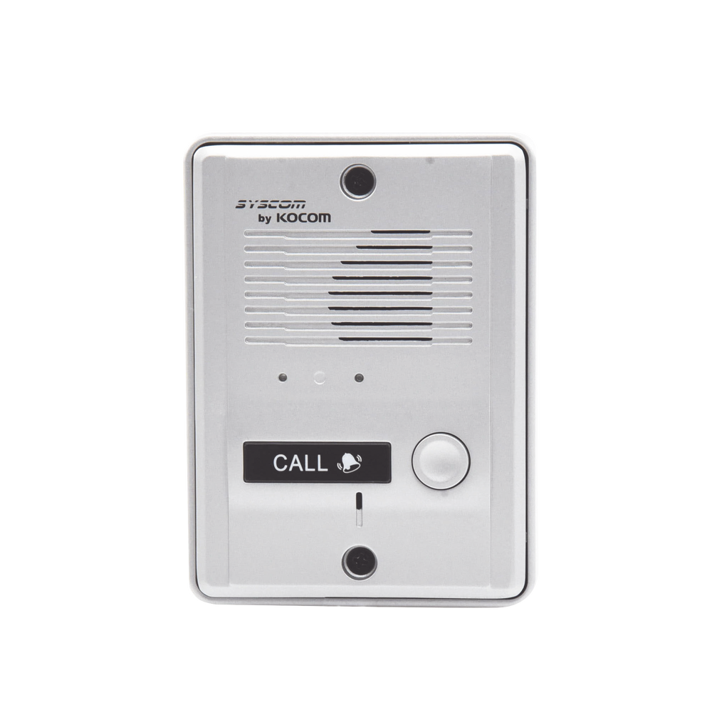 Frente de calle KOCOM metálico para audio porteros MS-2D - SILYMX