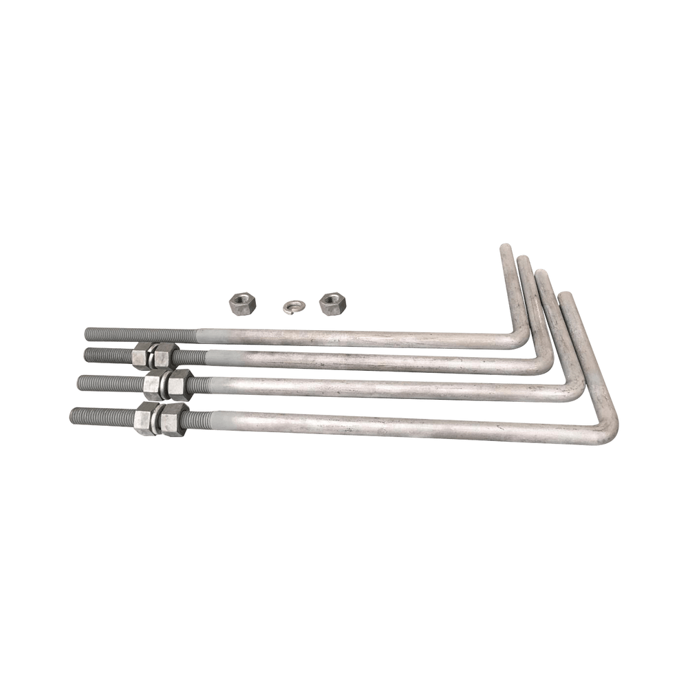 Poste de Acero Galvanizado para Videovigilancia, 3 m de altura MSC-30A-3 - SILYMX