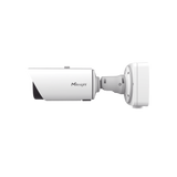 Cámara IP Bullet Motorizada Pro con IA / 4K Ultra HD 5MP / Lente Motorizado 2.7-13.5mm / WDR 120dB / Iluminación 0.002Lux / IR 100m / PoE+ / IP67 IK10 / Analítica Inteligente / Cumplimiento NDAA