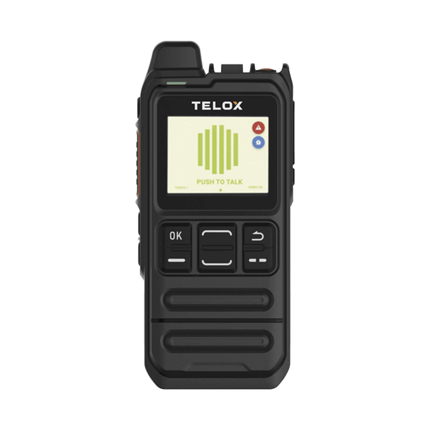 Radio PoC LTE / Wi-Fi / Pantalla 1.77 pulgadas / Batería 4000 mAh / IP54 / 176 g