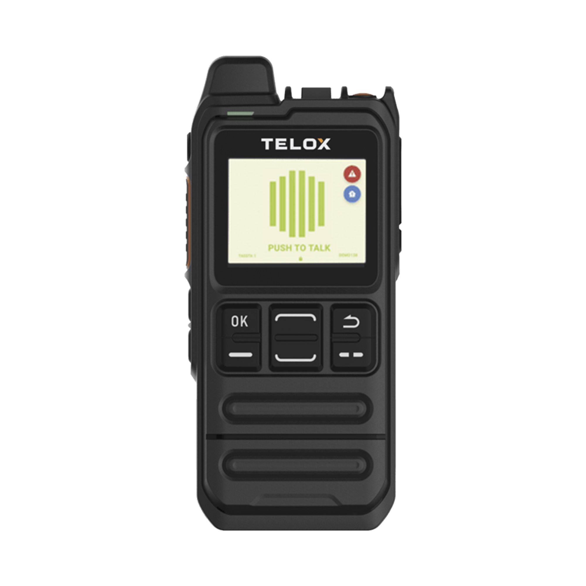 Radio PoC LTE / Wi-Fi / Pantalla 1.77 pulgadas / Batería 4000 mAh / IP54 / 176 g