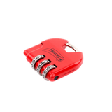 Candado de Combinación Ajustable No Requiere Llave Color Rojo MX2325 - SILYMX