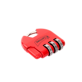 Candado de Combinación Ajustable No Requiere Llave Color Rojo MX2325 - SILYMX